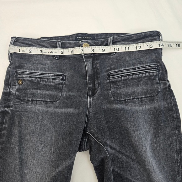 Scotch RBelle Amsterdams Blauw Girls 16 La Charmante Slim Jeans Washed Black - Picture 6 of 12